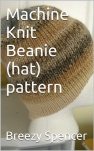 Download Machine Knit Beanie (hat) pattern pdf, epub, ebook