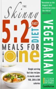 Download The Skinny 5:2 Fast Diet Vegetarian Meals For One: Single Serving Fast Day Recipes & Snacks Under 100, 200 & 300 Calories pdf, epub, ebook