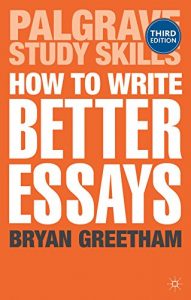 Download How to Write Better Essays (Palgrave Study Skills) pdf, epub, ebook