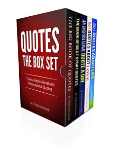 Download Quotes: The Box Set: Funny, Inspirational and motivational quotes pdf, epub, ebook