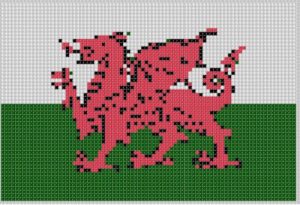 Download Wales Dragon Flag Cross Stitch Pattern pdf, epub, ebook