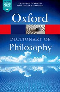 Download The Oxford Dictionary of Philosophy (Oxford Quick Reference) pdf, epub, ebook
