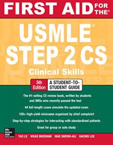 Download First Aid for the USMLE Step 2 CS, Fifth Edition (First Aid USMLE) pdf, epub, ebook