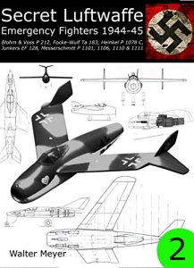 Download Secret Luftwaffe Emergency Fighters 1944-45: Blohm & Voss P.212, Focke-Wulf Ta 183, Heinkel P.1078, Junkers EF.128, Messerschmitt P.1101, P.1106, P.1110 and P.1111 pdf, epub, ebook