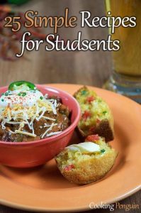 Download 25 Simple Recipes for Students pdf, epub, ebook