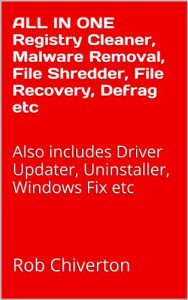 Download ALL IN ONE Registry Cleaner, Malware Removal, File Shredder, File Recovery, Defrag etc: Also includes Driver Updater, Uninstaller, Windows Fix etc pdf, epub, ebook