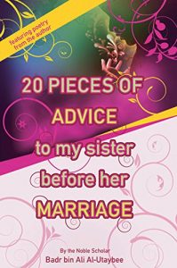 Download 20 Pieces of Advice to My Sister Before Her Marriage pdf, epub, ebook