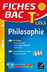 Download Fiches bac Philosophie Tle L, ES, S : fiches de révision – Terminale séries générales (French Edition) pdf, epub, ebook