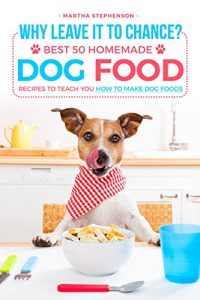 Download Why Leave It to Chance?: Best 50 Homemade Dog Food Recipes to Teach You How to Make Dog Foods pdf, epub, ebook