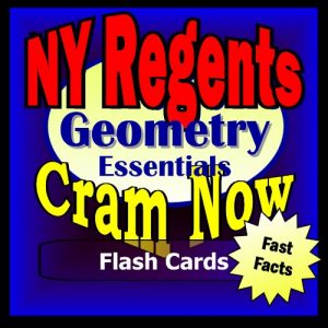 Download NY Regents Prep Test GEOMETRY Flash Cards–CRAM NOW!–Regents Exam Review Book & Study Guide (NY Regents Cram Now! 6) pdf, epub, ebook