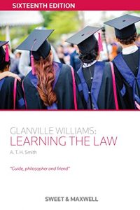 Download Glanville Williams: Learning the Law pdf, epub, ebook