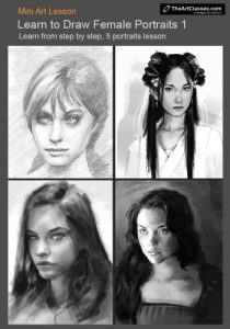 Download Learn to draw Female Portraits No.1 pdf, epub, ebook