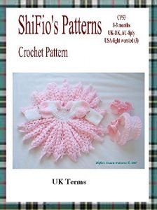 Download Crochet Pattern  – CP53 – Baby Dress – 0-3mths –  UK terminology pdf, epub, ebook