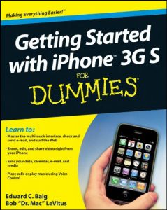 Download Getting Started with iPhone 3G S For Dummies pdf, epub, ebook