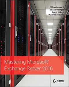 Download Mastering Microsoft Exchange Server 2016 pdf, epub, ebook