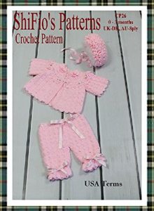 Download crochet pattern – CP26 –  hat, matinee jacket and trousers – USA terminology pdf, epub, ebook