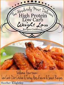 Download The Absolutely Most Delicious High Protein, Low Carb Weight Loss Recipes Cookbook Volume Fourteen: Low Carb Diet Chicken & Turkey Hors d’oeuvre and Snack Recipes pdf, epub, ebook