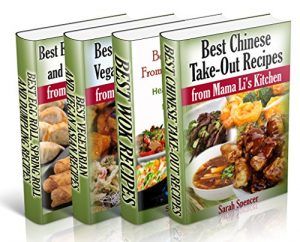 Download Best Asian Recipes from Mama Li’s Kitchen BookSet – 4 books in 1: Chinese Take-Out Recipes (Vol 1); Wok (Vol 2); Asian Vegetarian and Vegan Recipes (Vol 3); Egg Roll, Spring Roll and Dumpling (Vol 4) pdf, epub, ebook