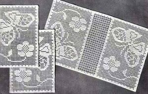 Download Butterflies in the Garden Filet Crochet Chair Set Pattern or Doilies Doily pdf, epub, ebook