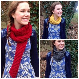 Download 7 Chunky Scarf Knitting Patterns (Easy Weekend Project): Easy-to-follow chunky scarf, infinity scarf and neck warmer patterns – knit a scarf in a weekend pdf, epub, ebook