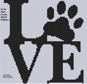 Download Love Paw Cross Stitch Pattern pdf, epub, ebook