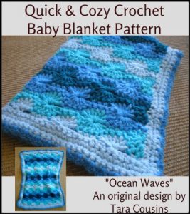 Download Quick & Cozy Crochet Baby Blanket – Ocean Waves (Cute Kids Crochet Book 4) pdf, epub, ebook