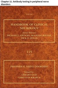Download Peripheral Nerve Disorders: Chapter 11. Antibody testing in peripheral nerve disorders (Handbook of Clinical Neurology) pdf, epub, ebook