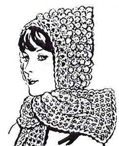 Download Crocheted Hoods Hats with Attached Scarf or Tie Vintage Mail Order Pattern Design No. 955 Hat pdf, epub, ebook